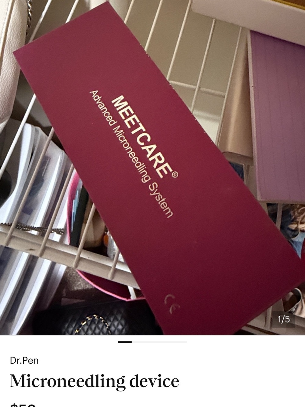 Microneedling Device - Burgundy